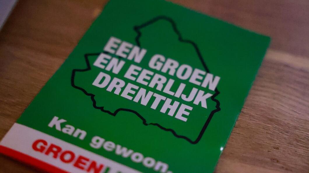 Folder GroenLinks Drenthe