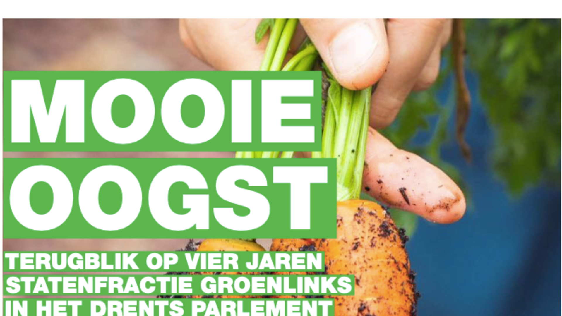 Mooie oogst GroenLinks Drenthe
